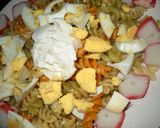 Foto del paso 7 de la receta: Kanikama en ensalada de fideos multicolores