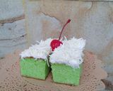 Foto langkah ke 6 dari resep 40. Cake Pandan Keju (tanpa mixer).