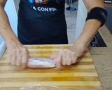 Foto del paso 2 de la receta Flamenquines de lomo con jamón y queso