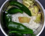 A picture of step 1 of Ground Rice chilla 😋😋.