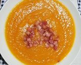 A picture of step 6 of Pumpkin soup aka Crema di zucca (light version).