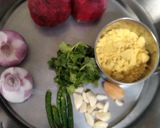 A picture of step 1 of Stuffed Beetroot Paratha.