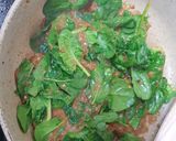 A picture of step 6 of My Chilli & Lime Chicken with Spinach and plenty flavouring. 💜.
