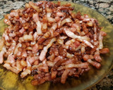 Foto del paso 5 de la receta: Espaguetis con tomate al crocante de bacon