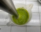 Foto del passaggio 6 della ricetta Farfalle con crema di asparagi, pescespada e mazzancolle