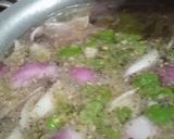 A picture of step 1 of Chicken soup.