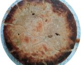 A picture of step 4 of Meethi roti for bhog.