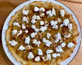 Une image de l'étape 4 de Tarte aux poireaux façon tatin avec du chèvre frais.