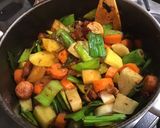 Une image de l'étape 20 de Soupe de légumes au lard et jus d'agneau.