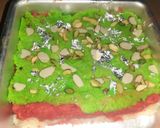 A picture of step 12 of Nariyal burfi.