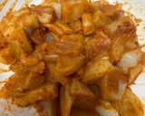 A picture of step 2 of Squid fry.