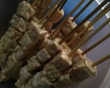 Foto langkah ke 2 dari resep Sate Tempe Sambal Kecap.