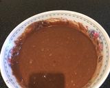 A picture of step 1 of Eggless chocolate cake.
