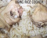 Foto langkah ke 5 dari resep Hainanese chicken rice using rice cooker.
