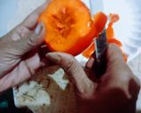 A picture of step 1 of Delicious healthy tasty persimmon and pears dry fruits halva.