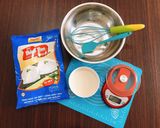 Hình bước làm 1 của món Làm bánh bao chuột xinh đón năm mới nào !