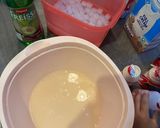 Foto langkah ke 1 dari resep Korean Melon Milk (with nata de coco).