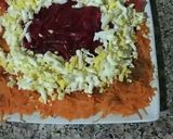 Une image de l'étape 6 de Salade des légumes rouges aux œufs.