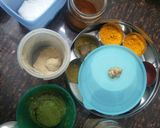 A picture of step 2 of Paneer paratha.