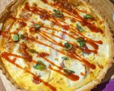 A picture of step 4 of Double cheese quiche.