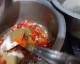 A picture of step 3 of Freanch Beans and Aloo Mater Ki Sabzi.