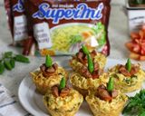 Foto langkah ke 5 dari resep Cupcake Sosis Supermi.