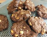 Une image de l'étape 4 de Cookies chocolat & chunks choco blanc #dessert #gouter #fevrier.
