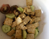 Foto del paso 5 de la receta: Ensalada de pepino con Tofu y tomate
