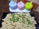 مكرونه بالصوص الابيض