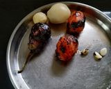 A picture of step 5 of Litti chokha In appe Pan.