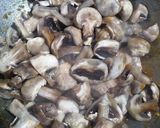 A picture of step 5 of Chilli garlic mushroom.