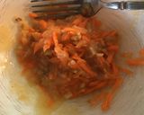 A picture of step 3 of Low fat carrot mug cake with vegan options.