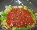 A picture of step 2 of સેઝવાન ફિંગર ઢોકળા.