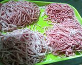 Foto langkah ke 10 dari resep Mie Telur Buah Naga, enak, kenyal dan sehat.