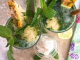 Pineapple Coconut Virgin Mojito Float #Seasonal Ingredients