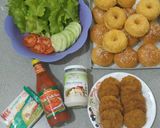 Foto langkah ke 5 dari resep Burger Isian Ayam.