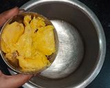 A picture of step 1 of Maharashtrian Mango Piyush.