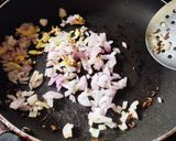 A picture of step 2 of French beans sabji.
