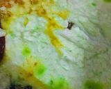 A picture of step 3 of Matar masala.