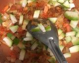 A picture of step 3 of Veggie Draped Quinoa.