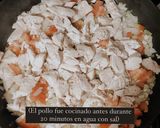 Foto del paso 2 de la receta: Arroz 🍚con pollo de 3 carnes 🤌🏾