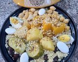 Une image de l'étape 4 de Couscous aux légumes, raisin sec, dédragé et sésame.