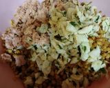 Foto del paso 6 de la receta: Ensalada de lentejas, verduras y merluza