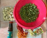 Foto langkah ke 2 dari resep Tumis kacang panjang tempe.