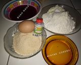 Foto langkah ke 1 dari resep Bolu air buah naga no oven.