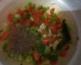 A picture of step 2 of Mix veg soup.
