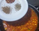 A picture of step 7 of Tomato Macaroni Soup.
