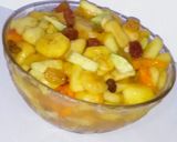 A picture of step 4 of Lemon masala fruit chaat (Ramadan iftar).