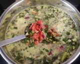 A picture of step 5 of Palak and broken wheat khichdi.