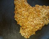 A picture of step 5 of Til chikki.